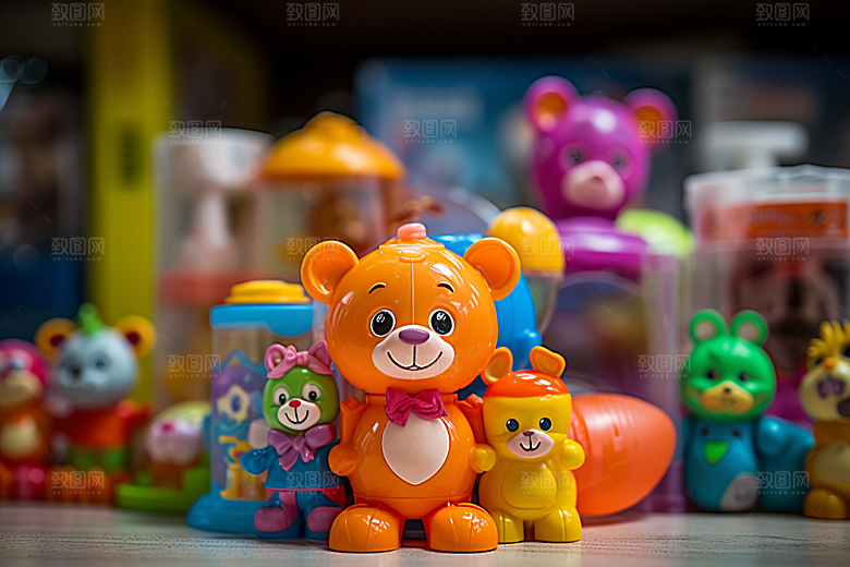 儿童玩具卡通童年素材