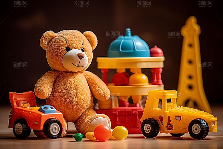 儿童玩具可爱陪伴素材