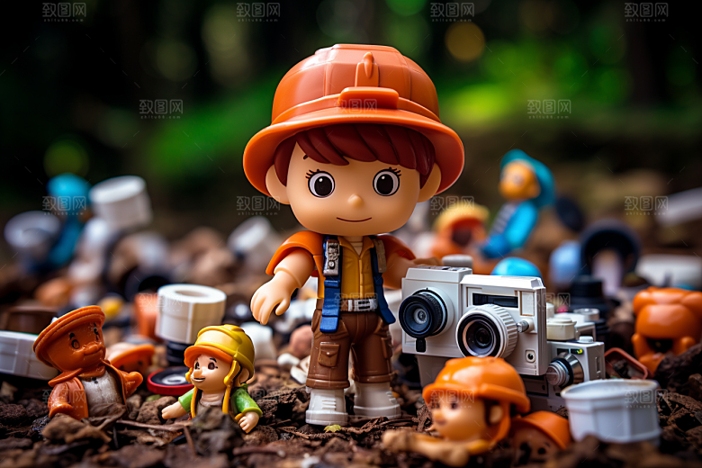 儿童玩具陪伴可爱素材