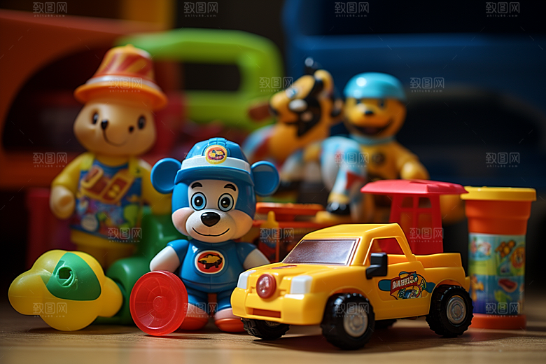 儿童玩具陪伴童真素材