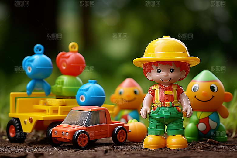 儿童玩具益智卡通素材