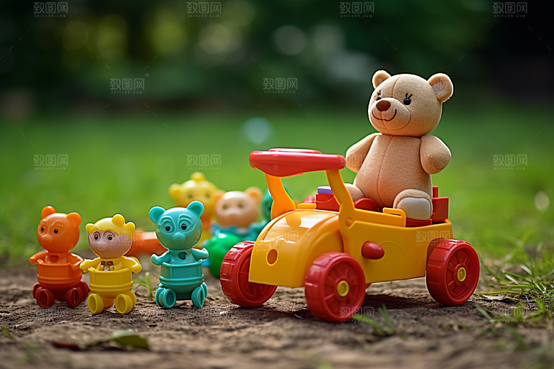 儿童玩具陪伴高清素材