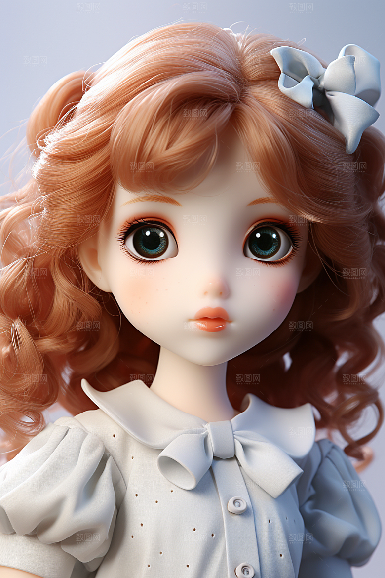 玩偶娃娃3D形象模型