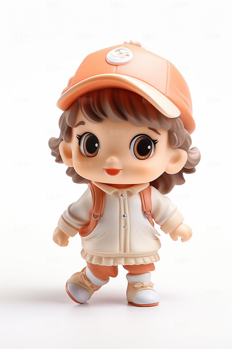 玩偶娃娃童趣3D模型