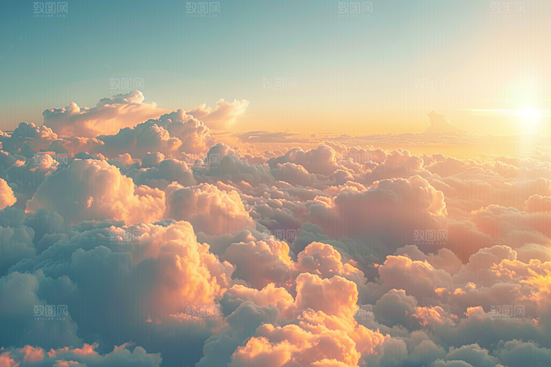 晚霞高清天空素材