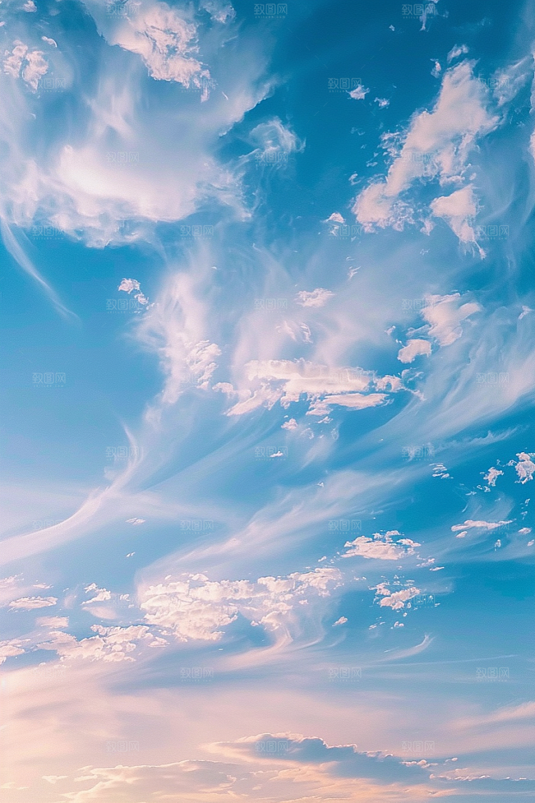 晚霞天空落日素材
