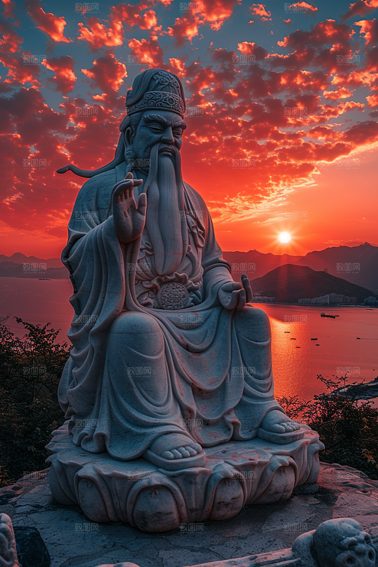 晚霞彩云傍晚素材