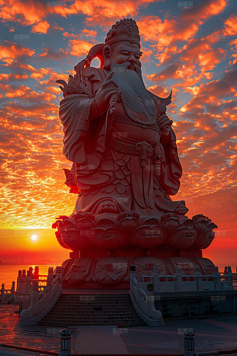 晚霞高清风光素材