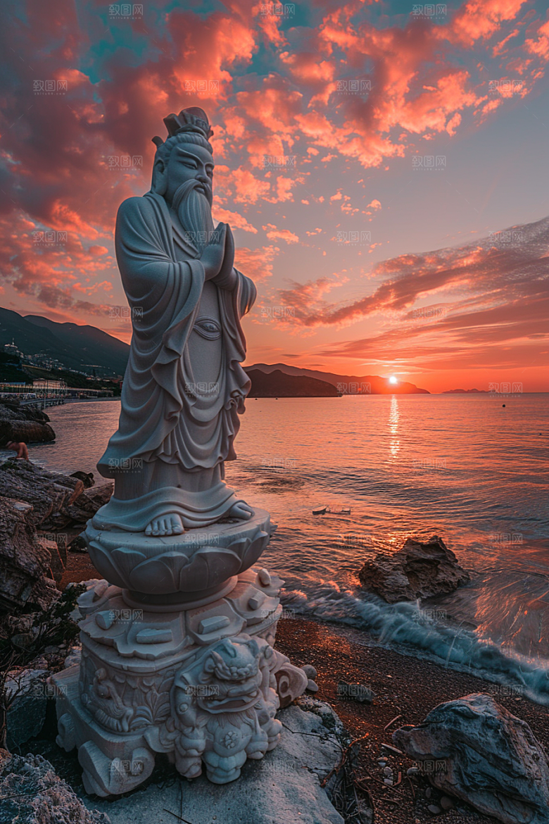 晚霞梦幻高清素材