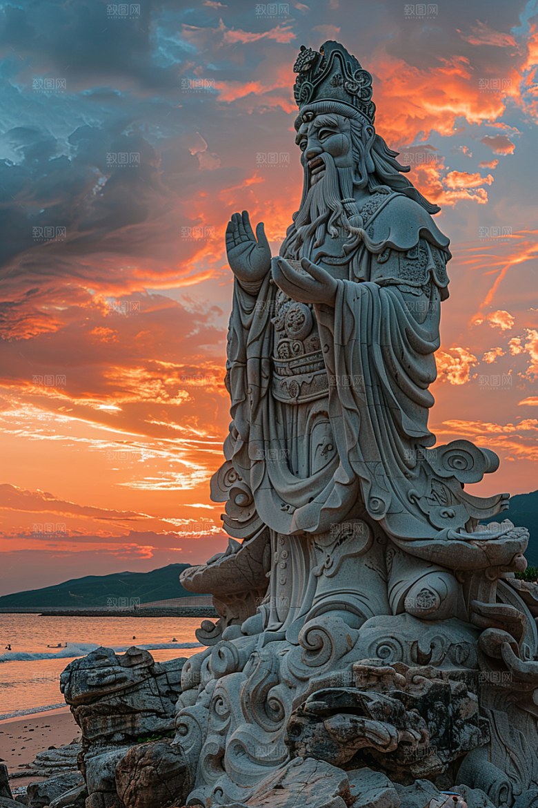 晚霞梦幻唯美素材