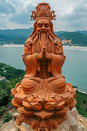 晚霞梦幻景色素材