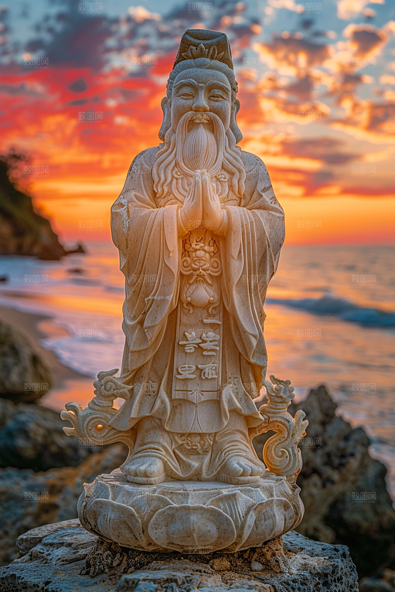 晚霞景色傍晚素材