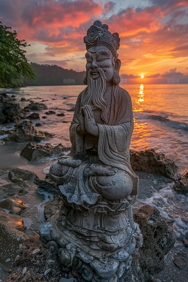 晚霞唯美天空素材