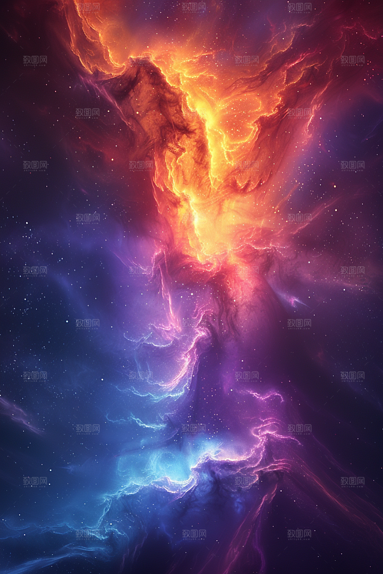 晚霞梦幻高清素材