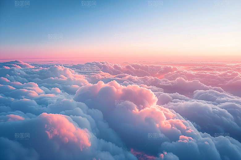 晚霞落日彩云素材
