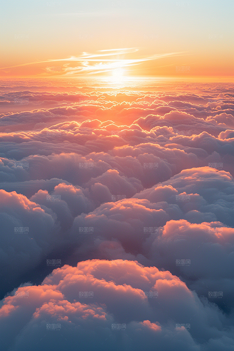 晚霞风光天空素材