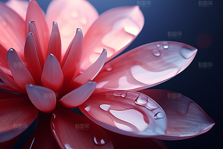 唯美花卉花朵大气摄影图