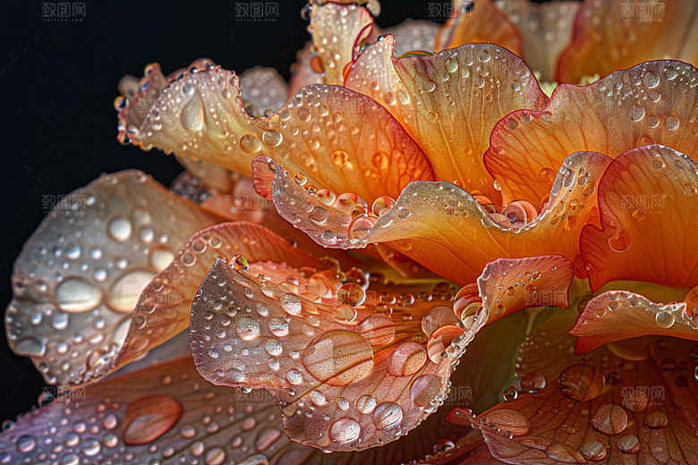 唯美花卉花朵花瓣摄影图