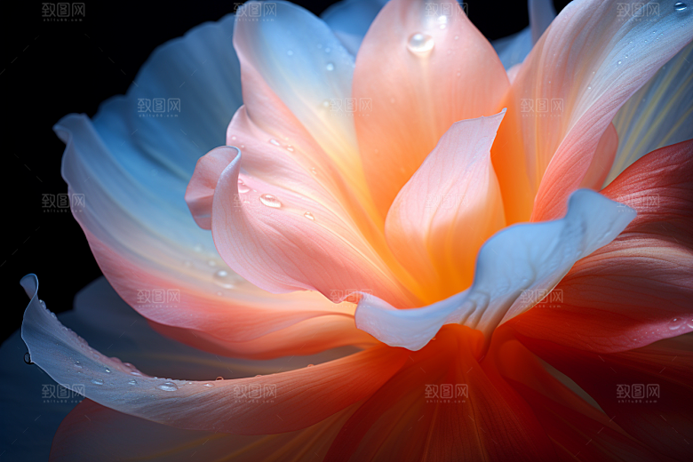唯美花卉精美花瓣摄影图