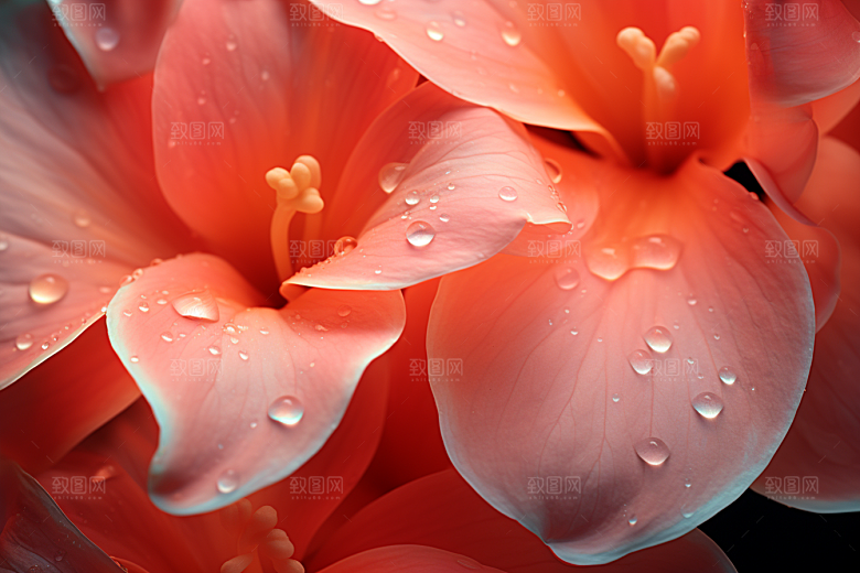 唯美花卉精美花瓣摄影图