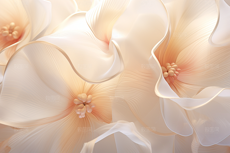 唯美花卉氛围精美摄影图