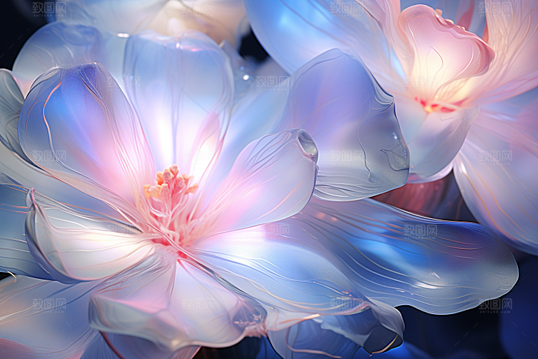 唯美花卉花瓣氛围摄影图