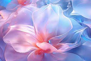 唯美花卉氛围彩色摄影图