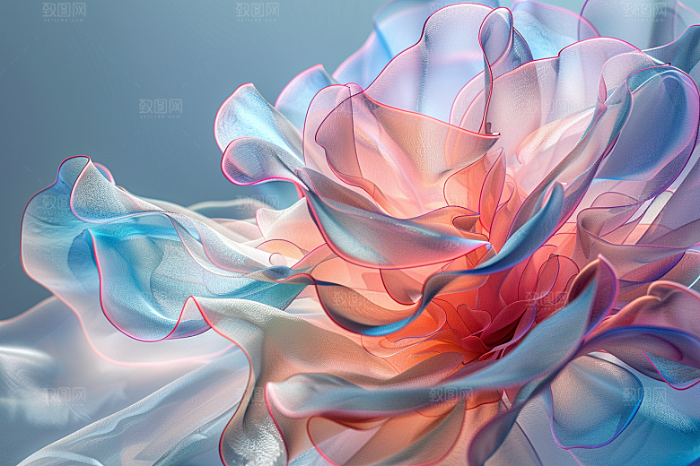唯美花卉绚丽植物摄影图