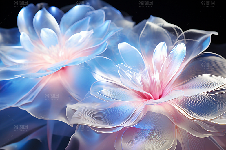 唯美花卉花朵精美摄影图