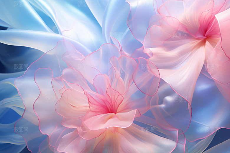 唯美花卉氛围高清摄影图