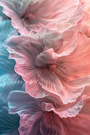 唯美花卉氛围花朵摄影图