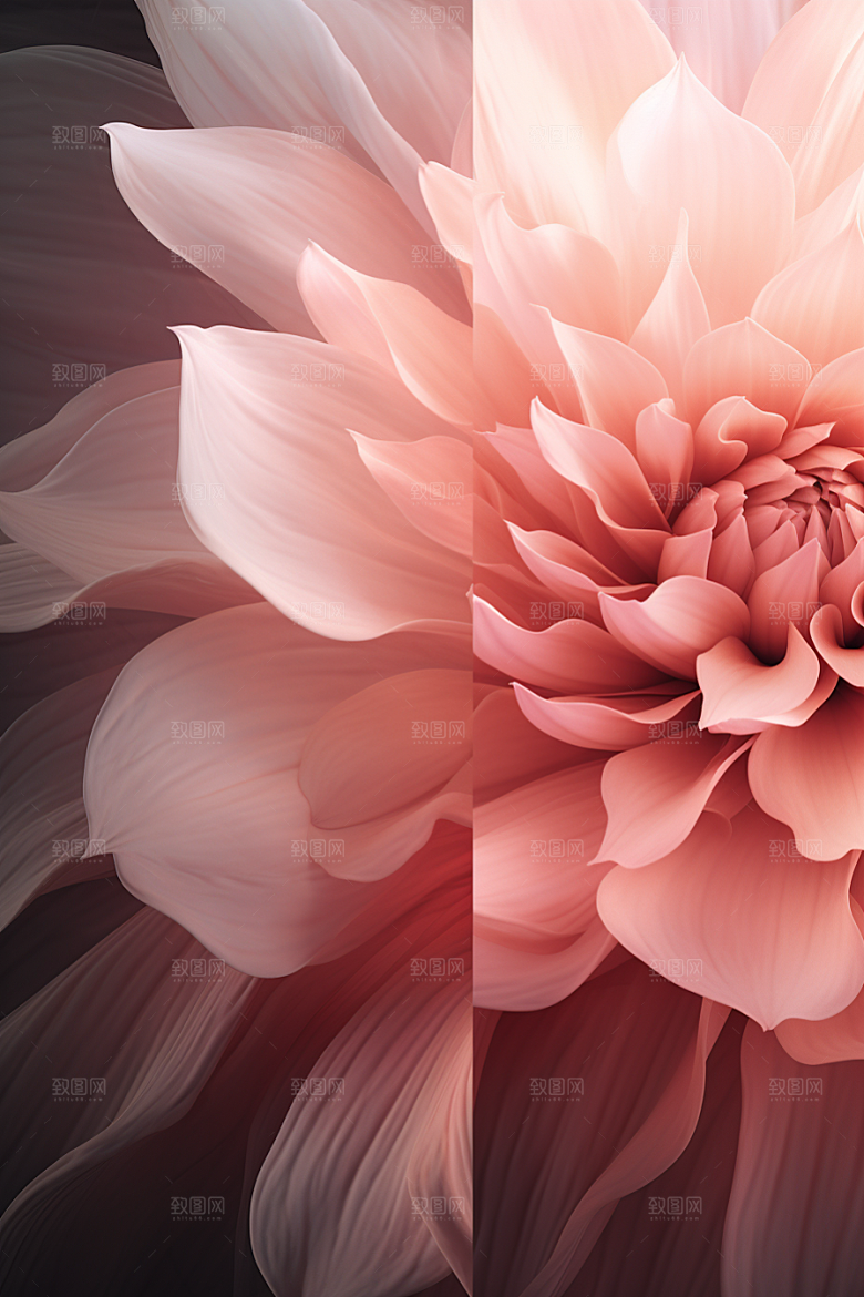 唯美花卉花朵花瓣摄影图