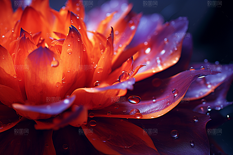 唯美花卉氛围精美摄影图