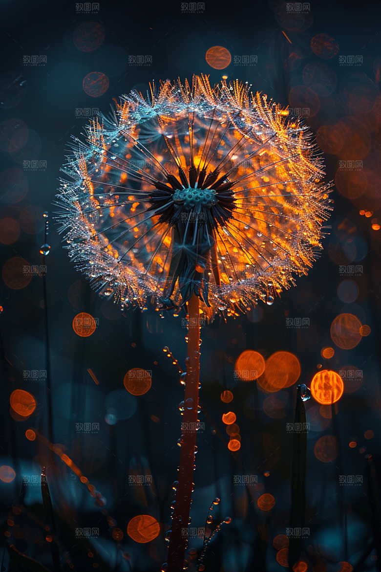 唯美蒲公英高清许愿素材