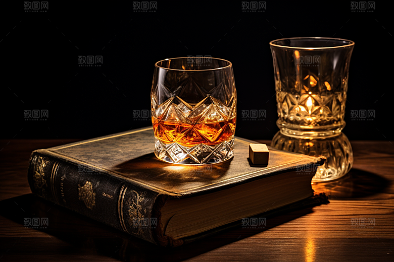 洋酒威士忌品酒酒类素材