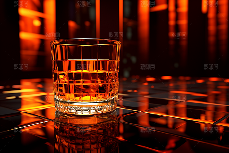 洋酒威士忌精致品酒素材