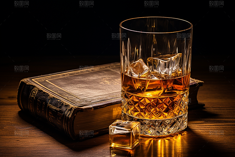 洋酒威士忌酒类高清素材