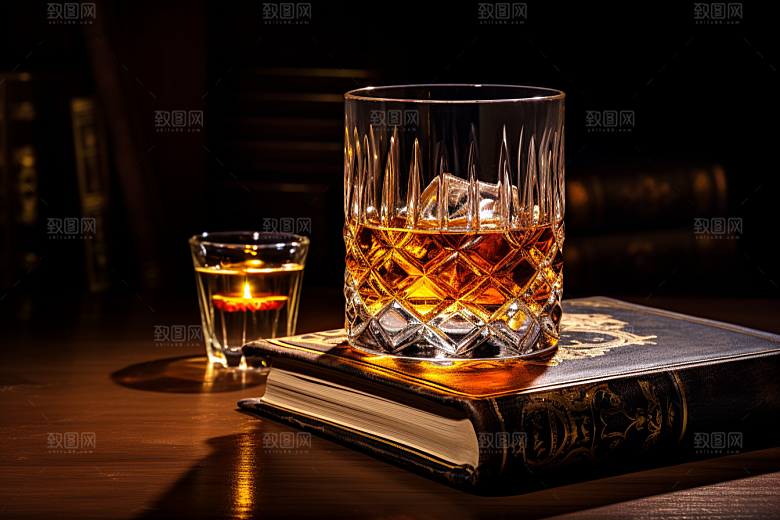 洋酒威士忌美酒高清素材