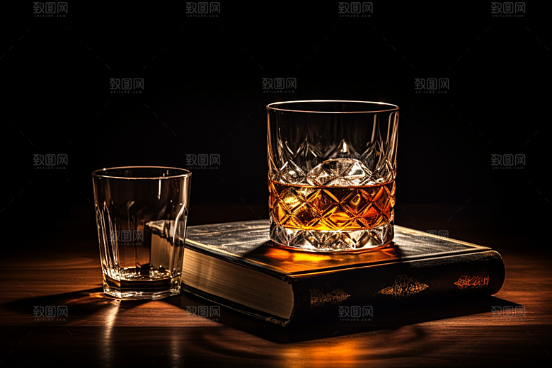 洋酒威士忌酒类饮品素材