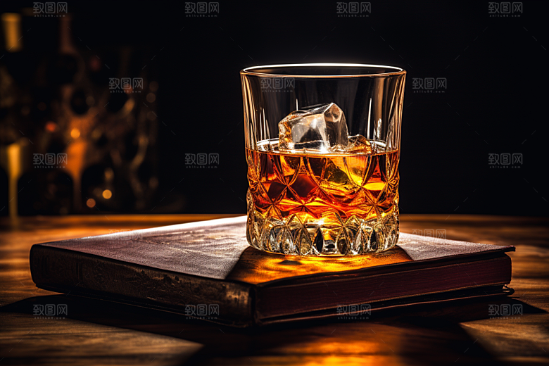 洋酒威士忌美酒精致素材