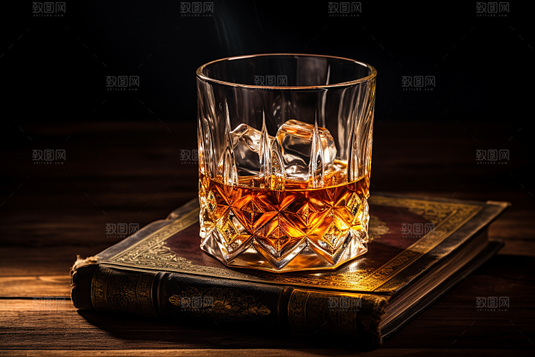 洋酒威士忌酒类美酒素材