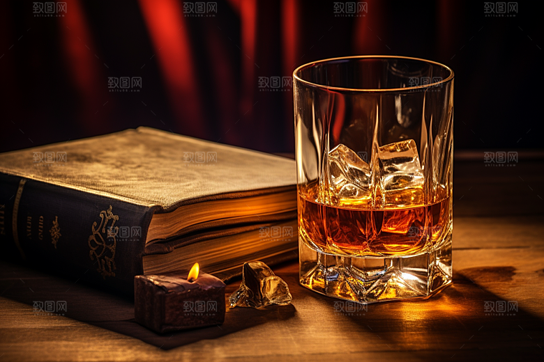 洋酒威士忌美酒品酒素材