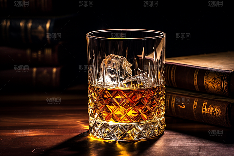 洋酒威士忌品酒饮品素材