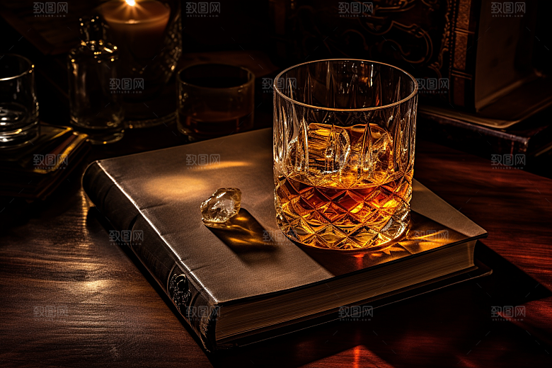 洋酒威士忌酒精高清素材
