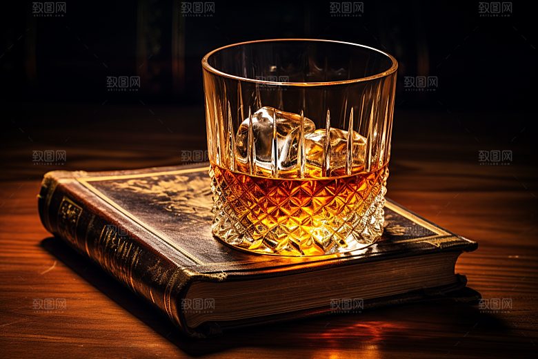 洋酒威士忌美酒高清素材
