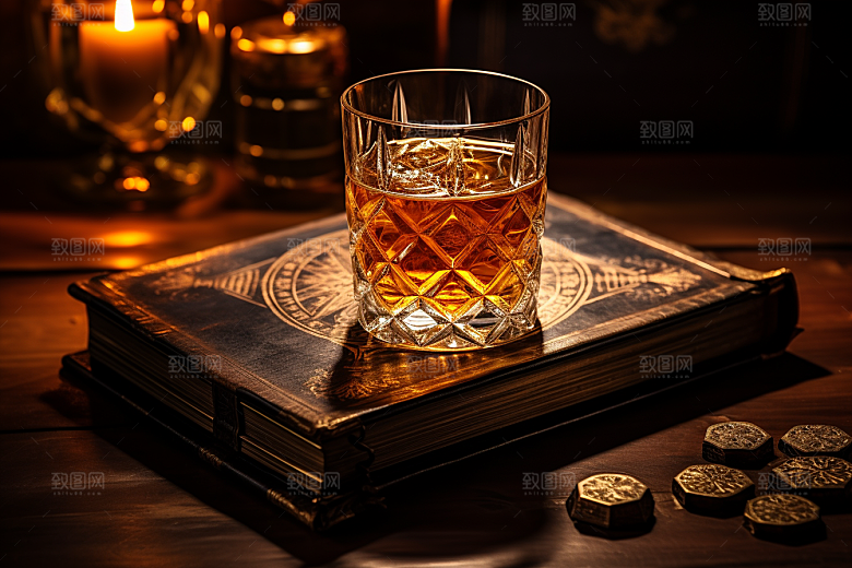 洋酒威士忌酒精酒类素材