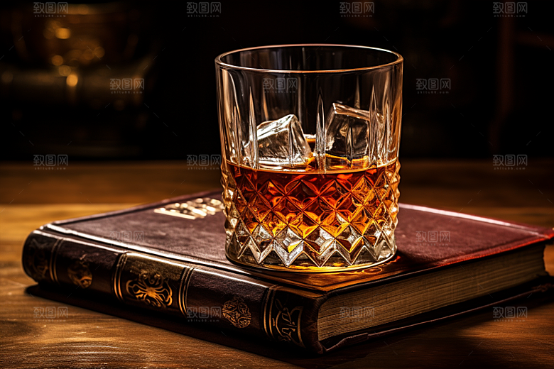 洋酒威士忌酒类饮品素材
