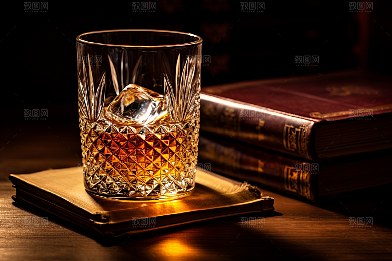 洋酒威士忌高清品酒素材