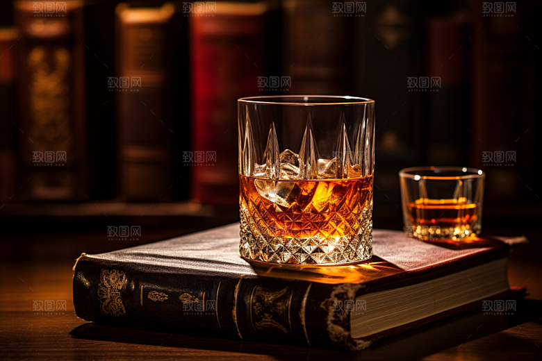 洋酒威士忌酒类高清素材