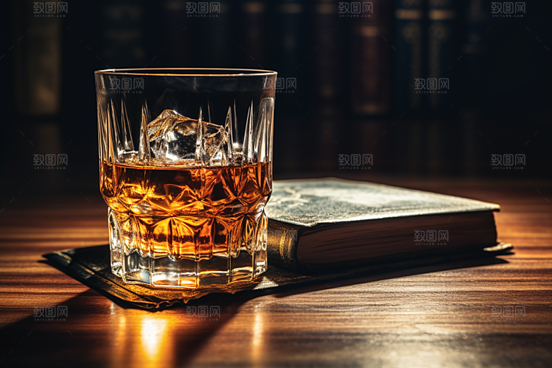 洋酒威士忌美酒精致素材
